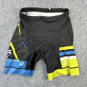 Canari Cycling Shorts Mens Large Black Padded 3 Sport Apparel Made In USA Bike